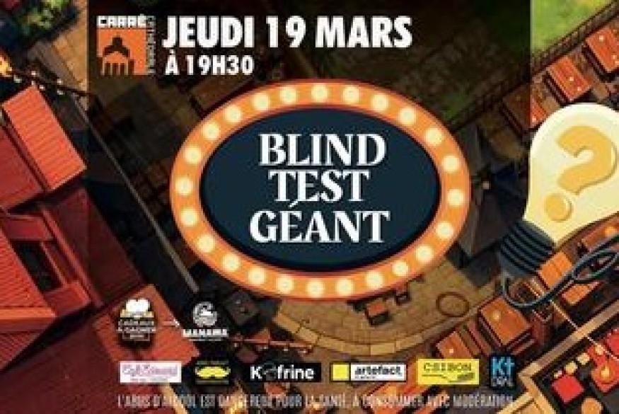 Blind Test Géant au Carré Cathédrale à Saint-Denis