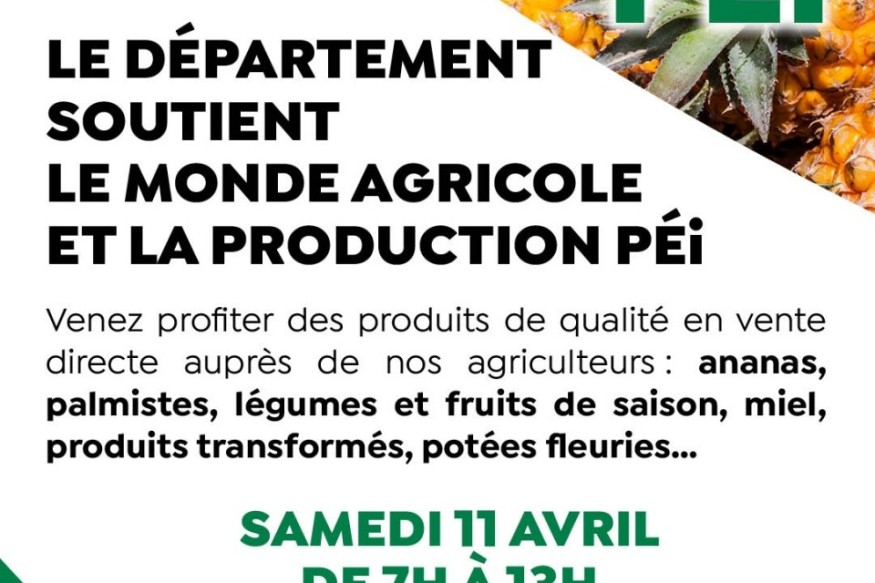 Le Marché Péi revient ce samedi 11 avril à Saint-Denis