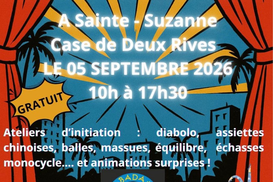 Une journée pour découvrir les arts du cirque à Sainte-Suzanne